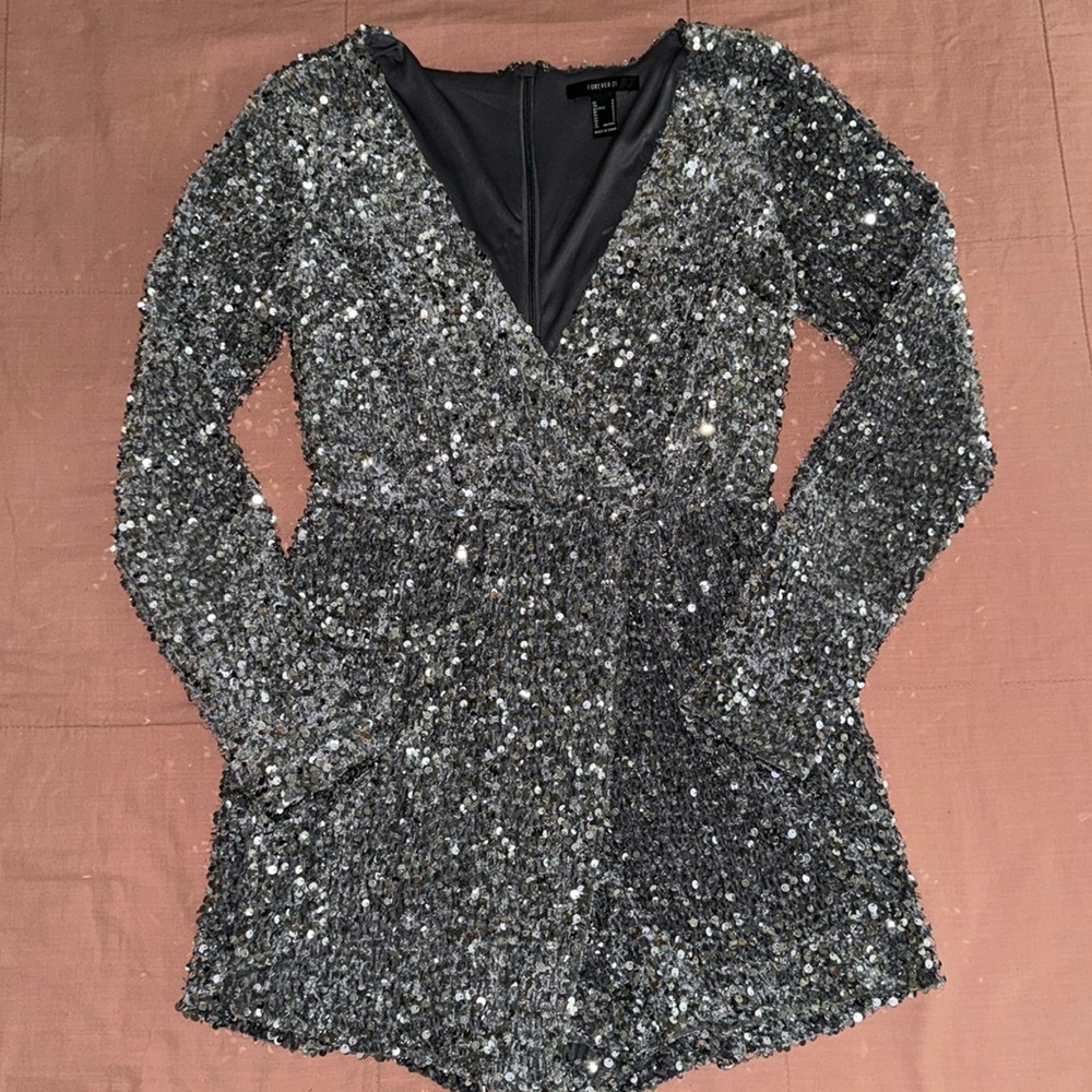 F21 Sequin Romper